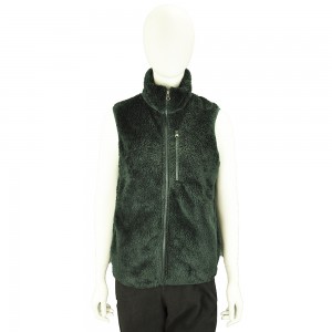 GREEN VELVET VEST