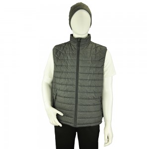 GREY COTTON VEST